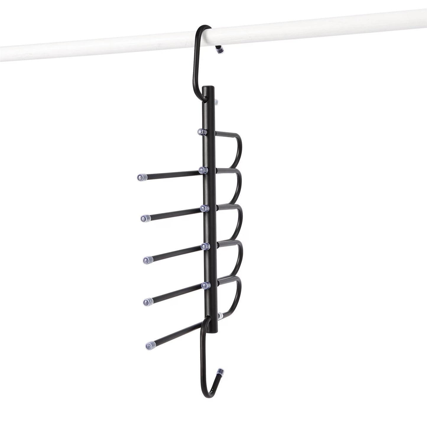 5-Tier Collapsible Pant Hanger | Space-Saving Closet Organizer
