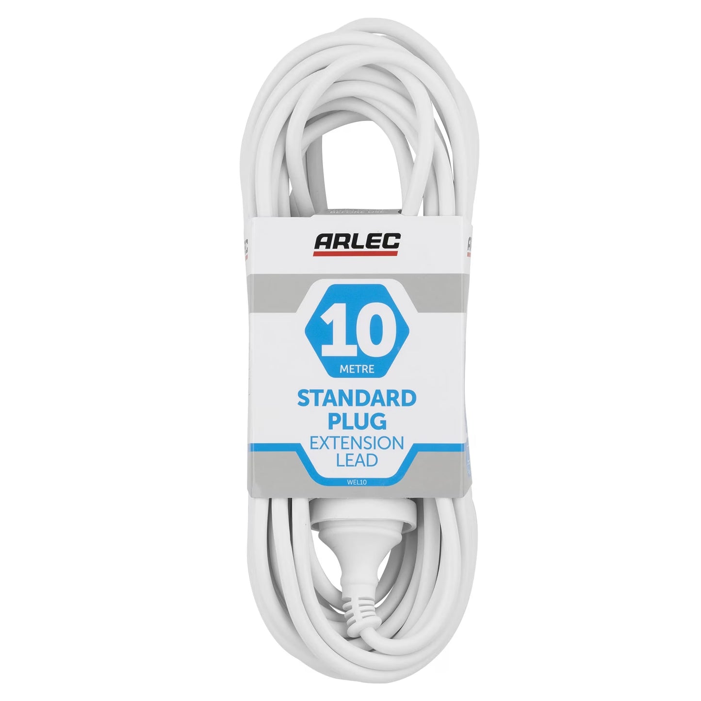 Arlec White Extension Lead | 240V 10A Power Cable (2m - 15m)