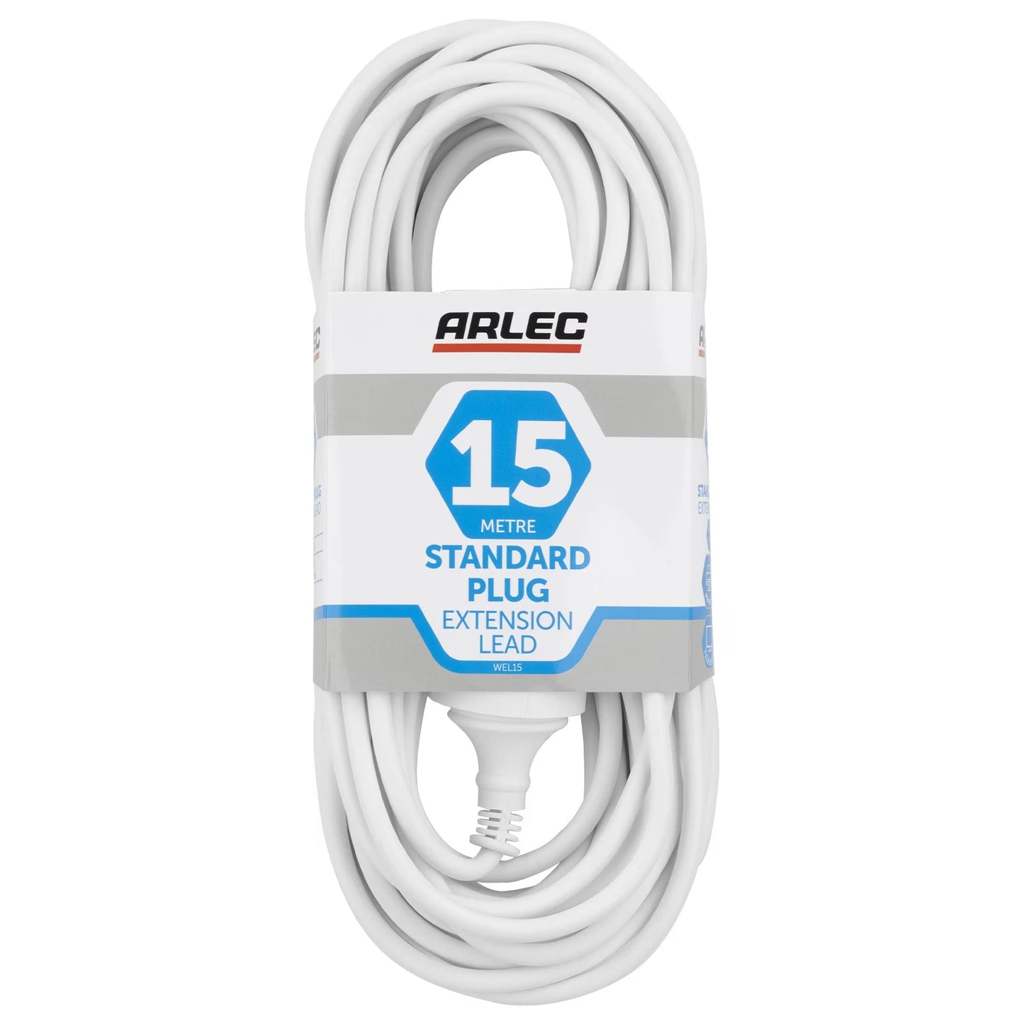 Arlec White Extension Lead | 240V 10A Power Cable (2m - 15m)