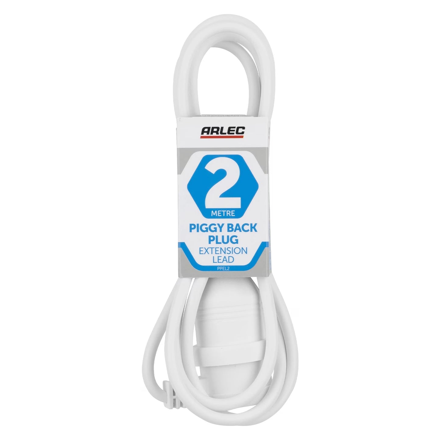 Arlec White Extension Lead | 240V 10A Power Cable (2m - 15m)