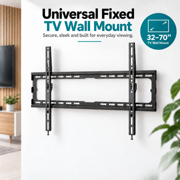 TV Wall Mount Bracket 32–70 Inch – Universal Fixed Low Profile