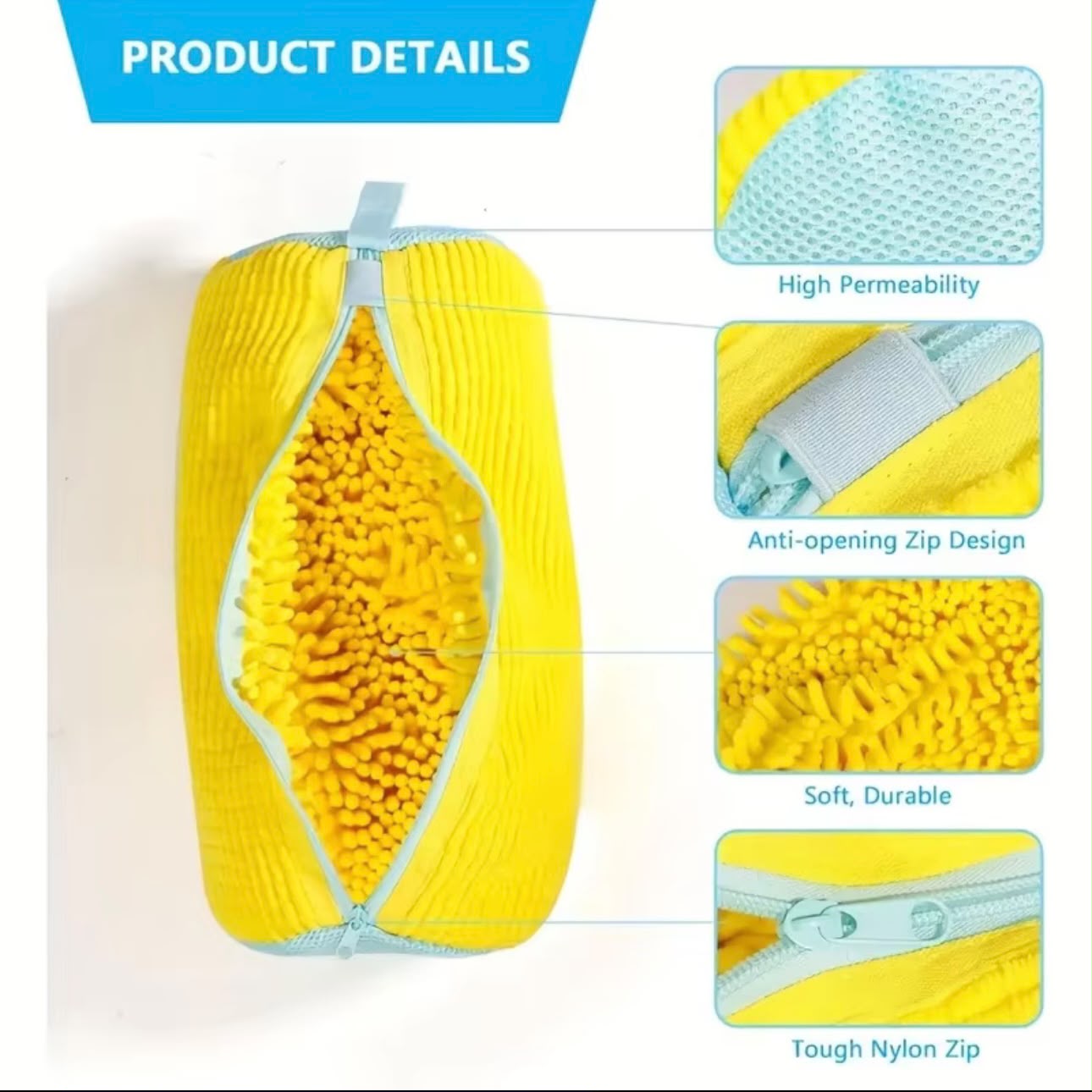 Laundry Bag Shoe Washing Bag | Fibers Polyester Machine Friendly Drying | Wash Bags For Shoes
