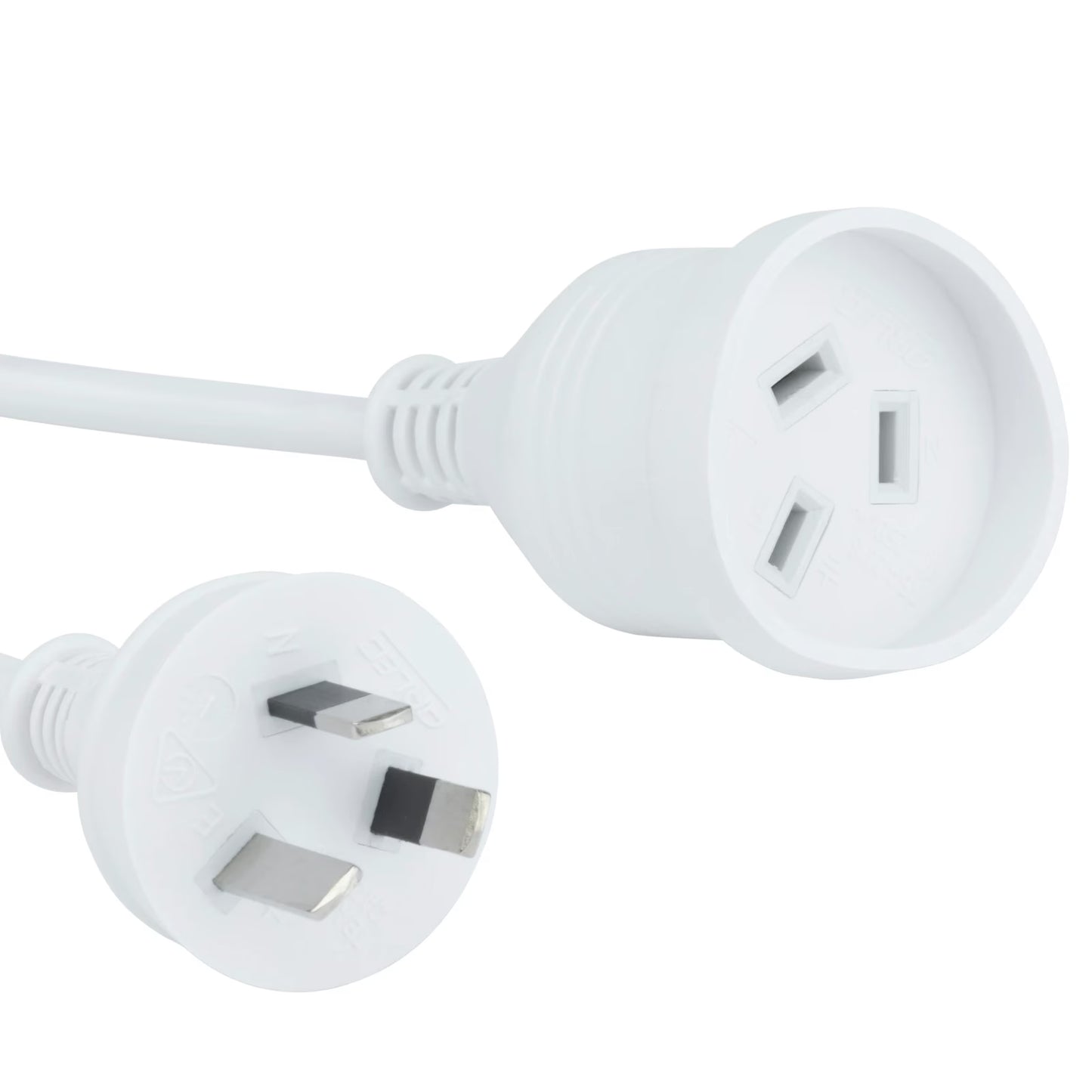 Arlec White Extension Lead | 240V 10A Power Cable (2m - 15m)