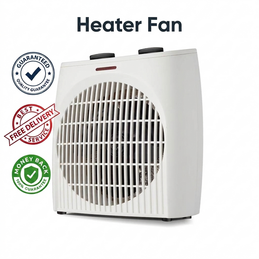 Portable Heater Fan - White