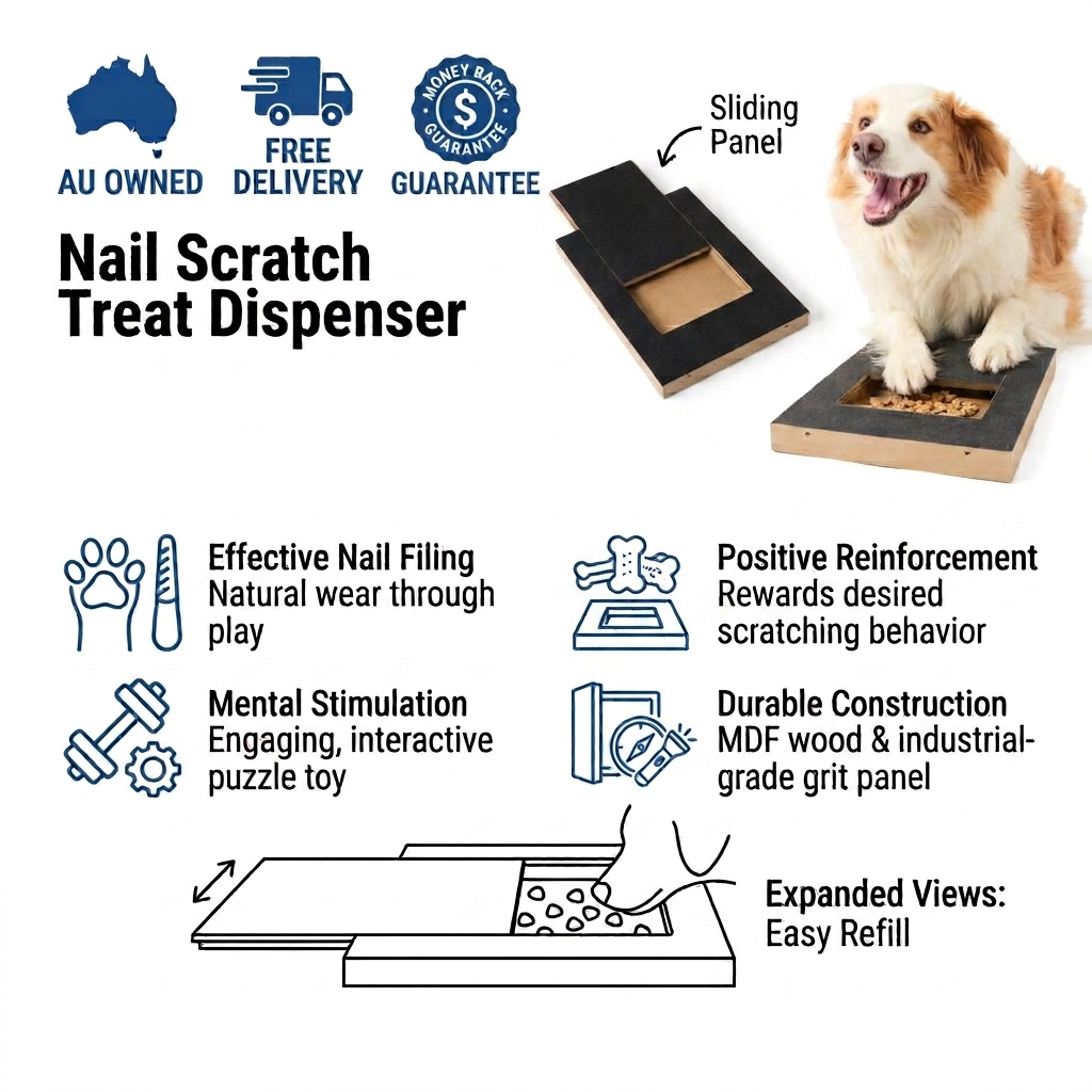 Nail Scratch Treat Dispenser For Dogs